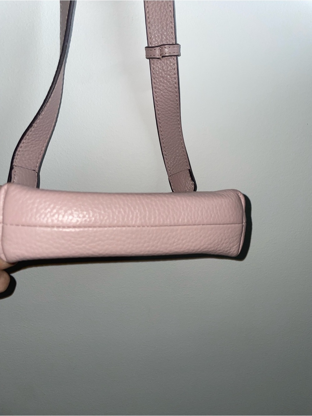 Aimee Kestenberg Pink Mini Pebbled Leather Crossbody - Picture 10 of 13